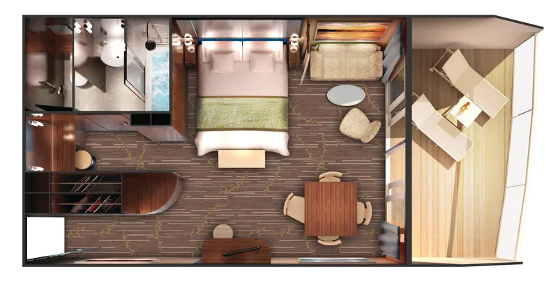 Πεντάστερο Διαμέρισμα με Μεγάλο Μπαλκόνι και Θέα προς τα Εμπρός 3