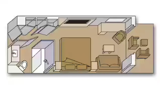 陽台客艙（部分受阻擋的視野） 3
