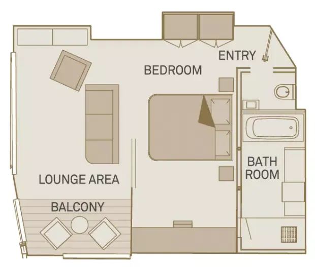 Royal Suite med Ét Soveværelse 6
