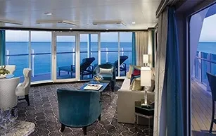 Spacious AquaTheater Suite Large Balcony – 2 Bedrooms