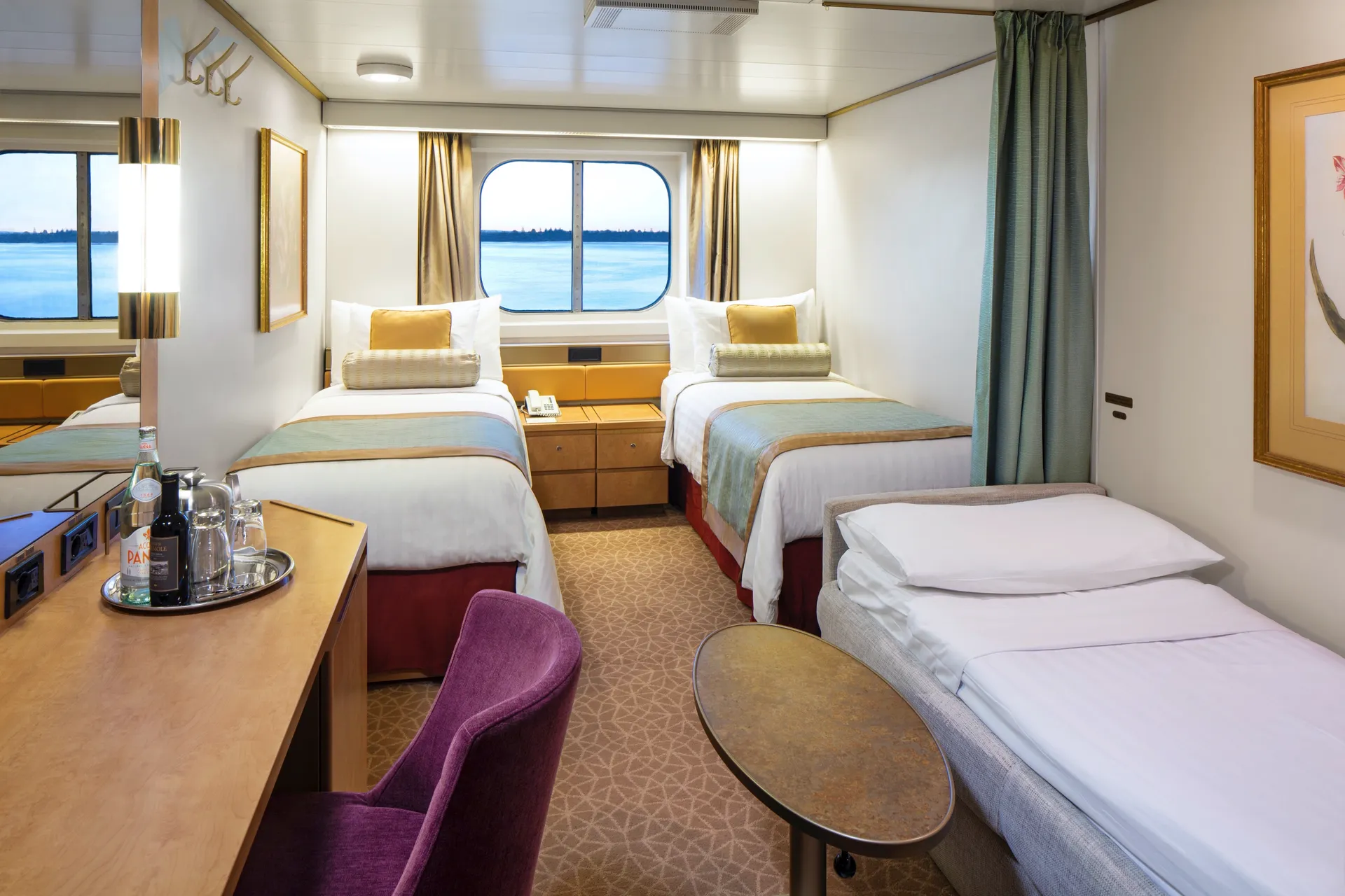 বড় সমুদ্র দৃশ্য স্টেটরুম (আংশিক সমুদ্র দৃশ্য) 2