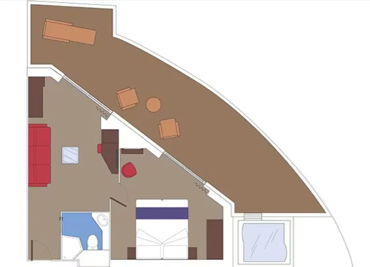 豪华AUREA套房,配有露台和漩涡浴缸 2