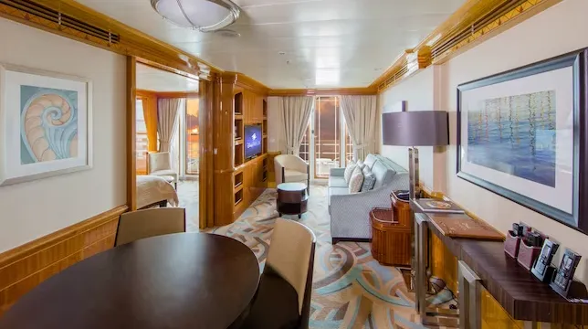 Concierge-svit med ett sovrum och veranda