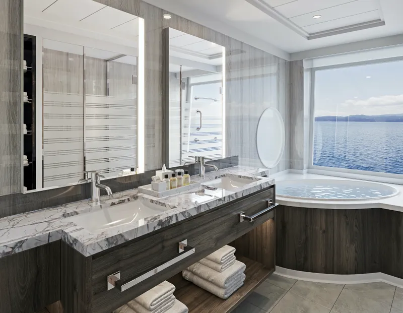 海洋之家两卧室家庭别墅，配有阳台 1