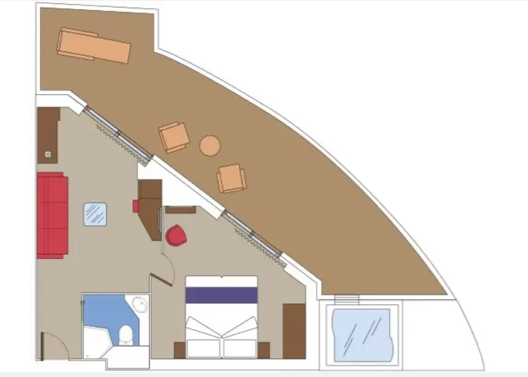 Velký apartmán Aurea s terasou 2