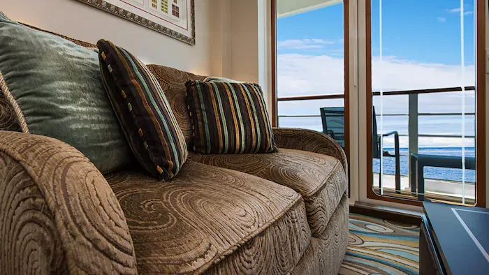 Rodinná kajuta Concierge s výhledem na oceán a verandou