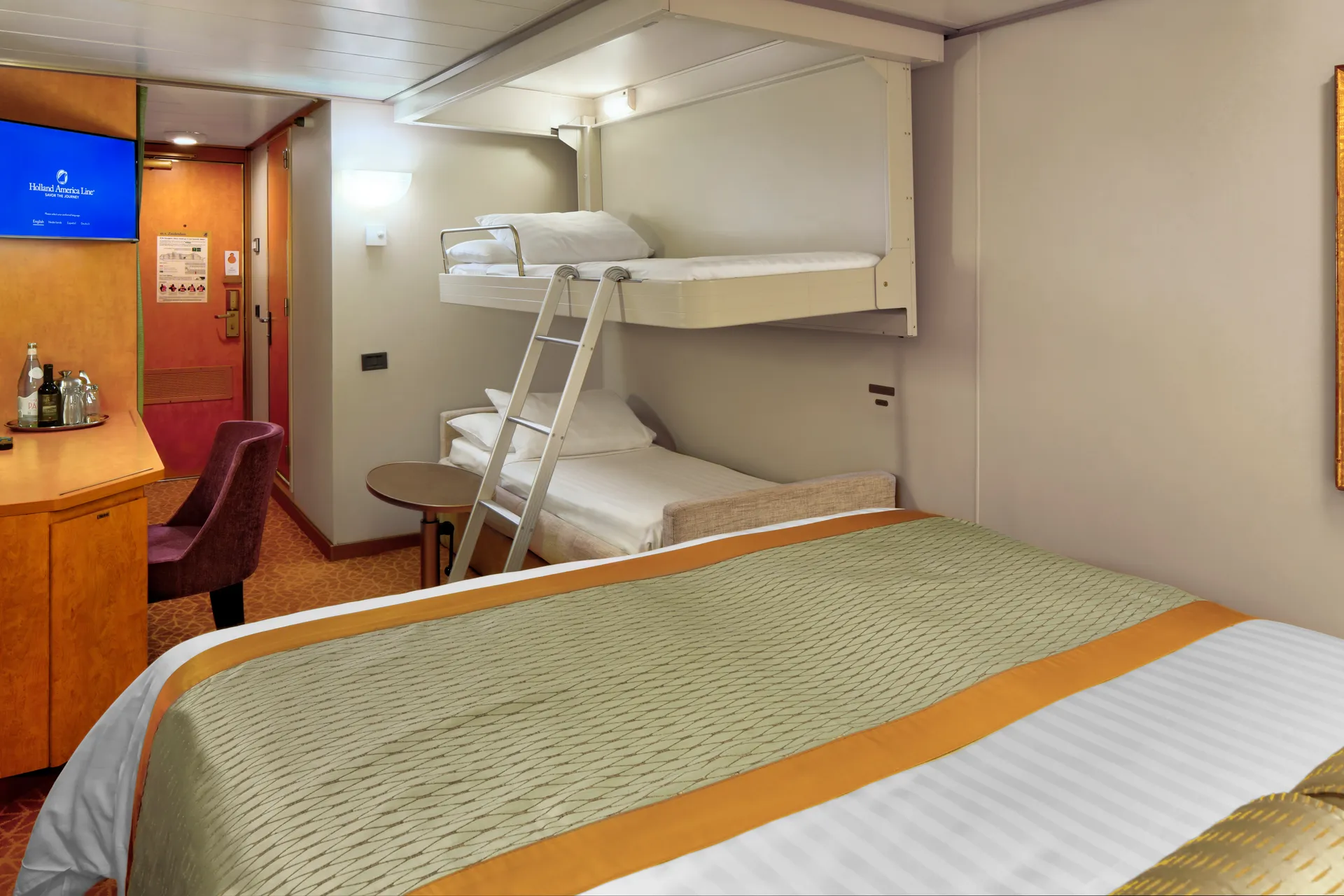 Large Ocean view Stateroom (Fully Obstructed View)