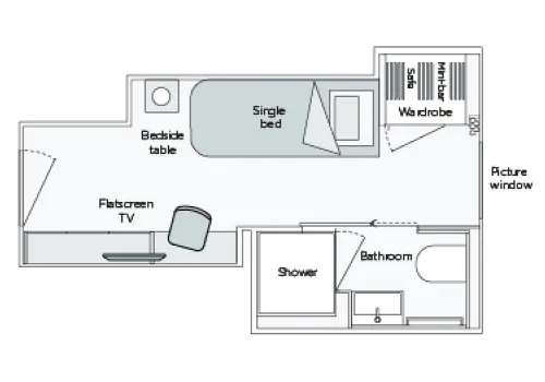 Emerald Single Stateroom
