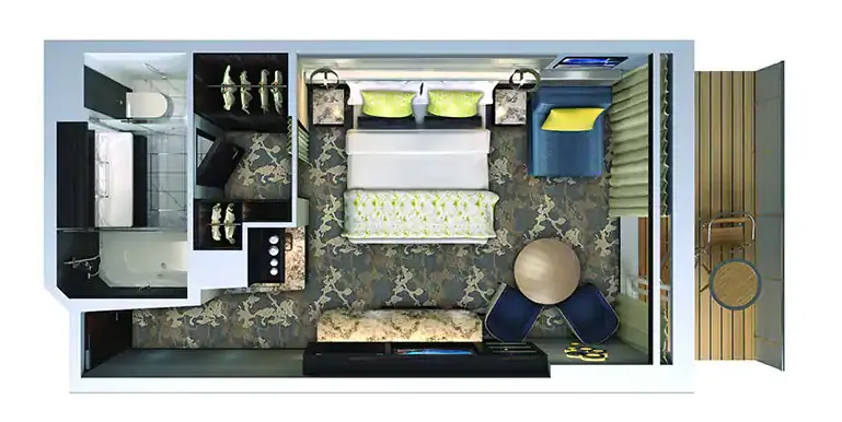 The Haven Courtyard Penthouse with Balcony 3