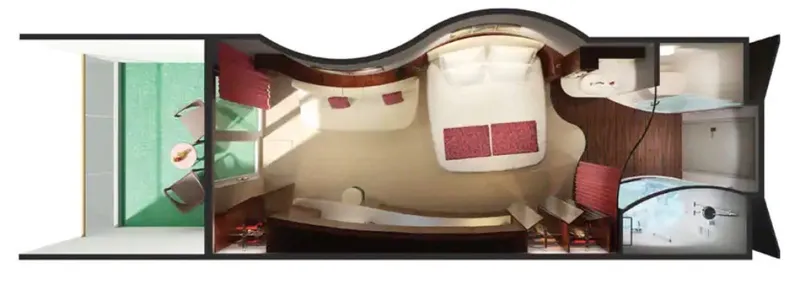 俱樂部陽台套房 4