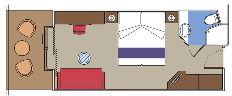 初级阳台幻想套房 2
