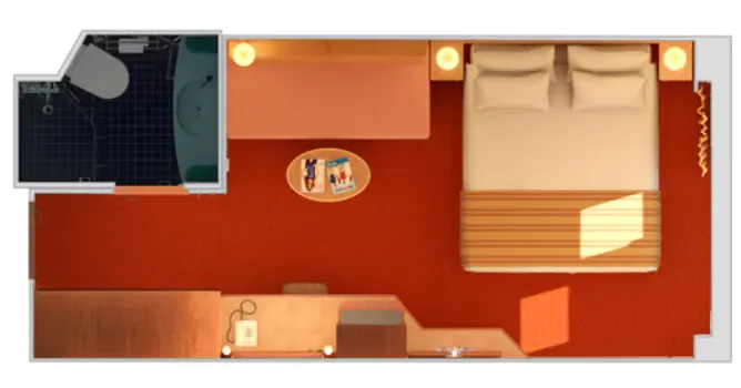 Interior with Window (Obstructed View)