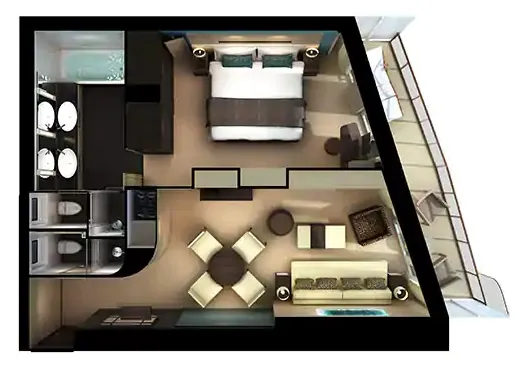 The Haven Aft-Facing Penthouse with Master Bedroom & Large Balcony 3