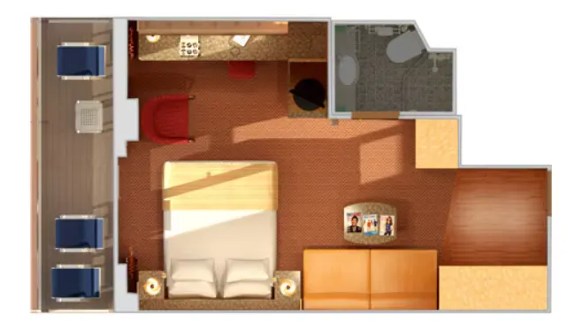 Premium Balcony (Obstructed View)