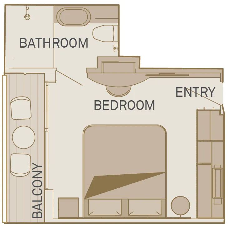 私人阳台套房 4