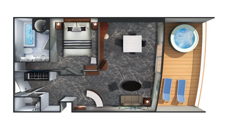 Owner's Suite with Large Balcony 3