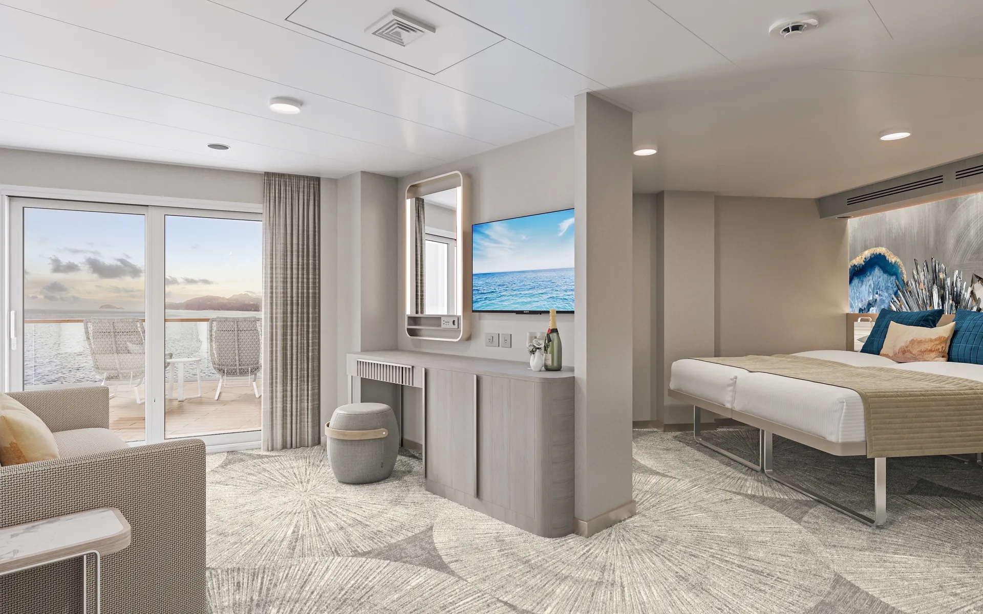Aft-facing Suite With Large Balcony 1