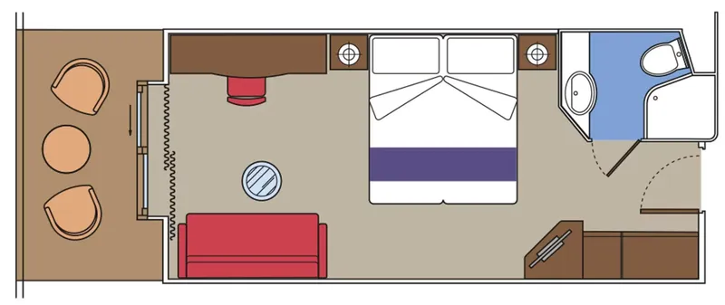 豪华阳台部分海景Fantastica 2