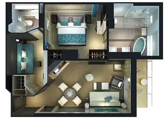 The Haven 2-Bedroom Family Villa with Balcony 3