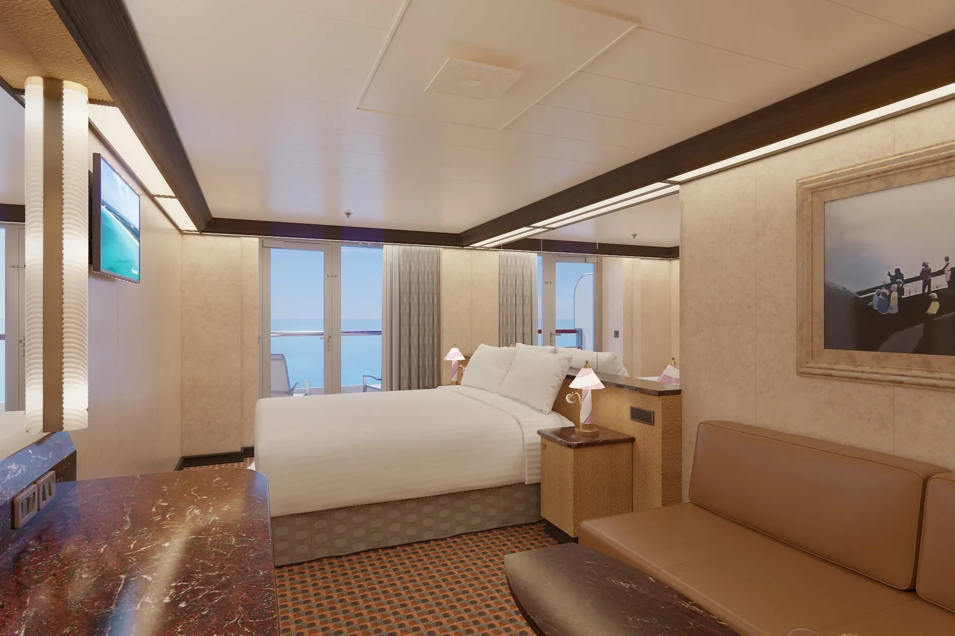 Aft-View Extended Balcony