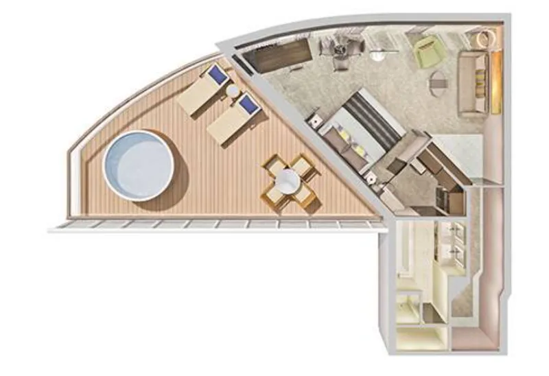 The Haven Deluxe Ejer Suite med Stor Balkon 2