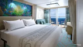 豪華海景客房，配有陽台 1