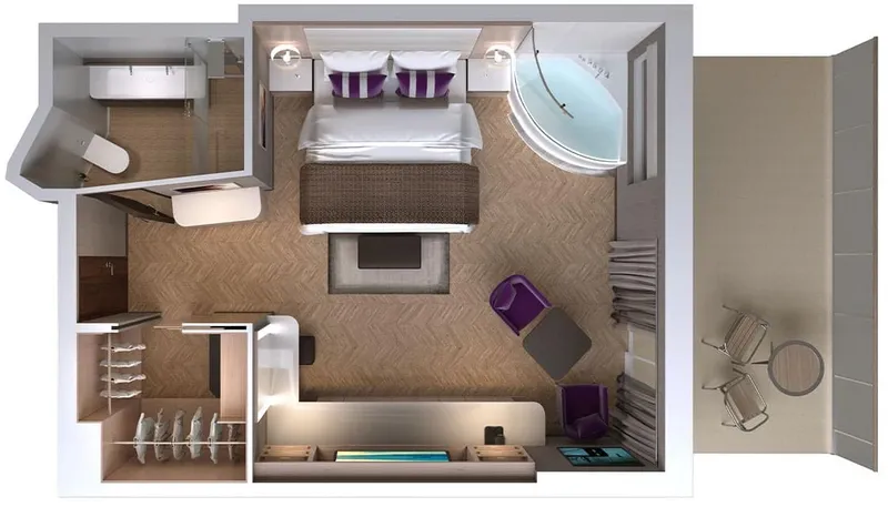 Haven penthouse lakosztály erkéllyel 4