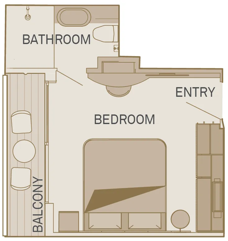 豪华阳台套房 5