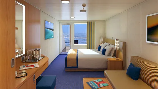Aft-View Extended Balcony