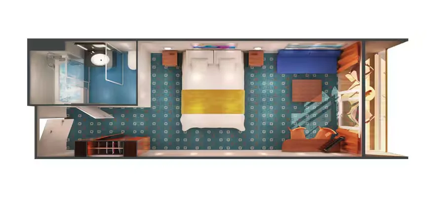 Suite ya Klabu ya Balkoni 2