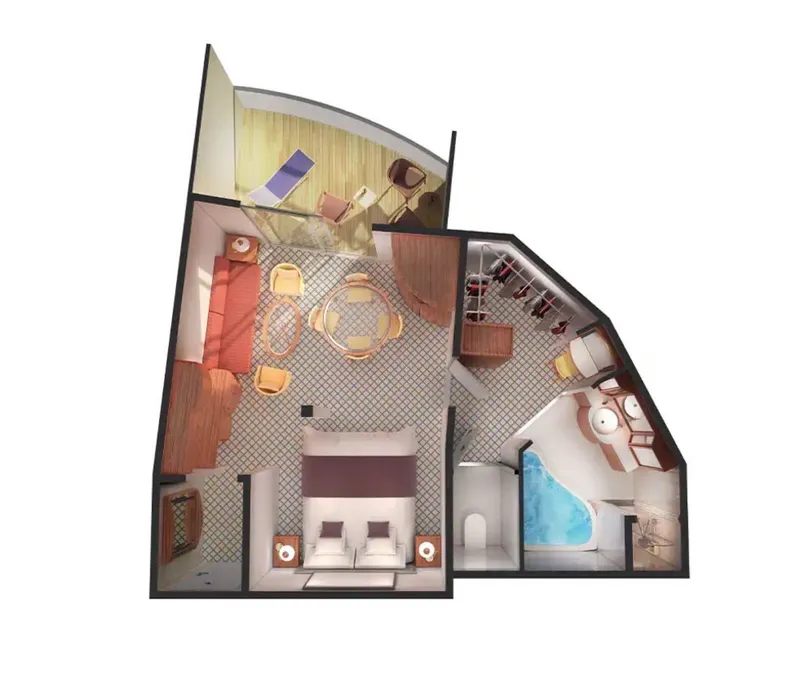 帶陽台的豪華套房 6