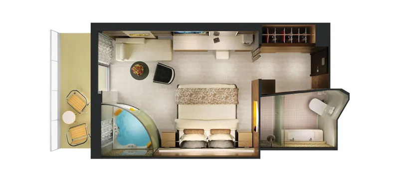 海湾豪华套房附阳台 3