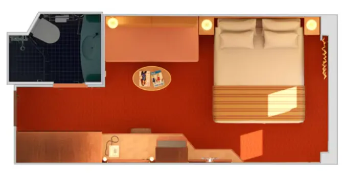 Interior with Window (Obstructed View)