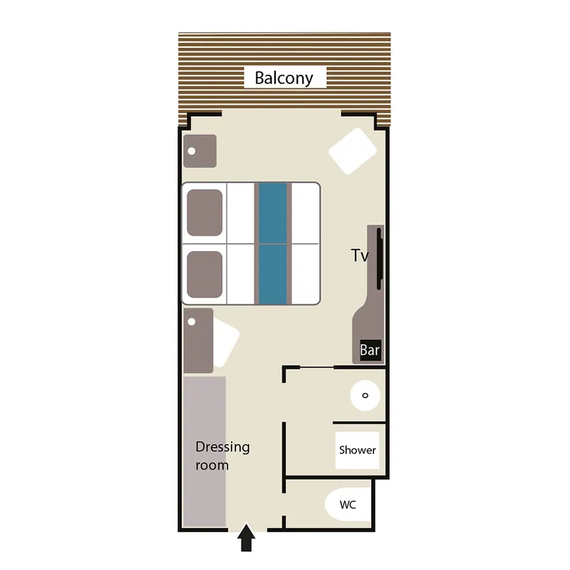 Præstige Kahyt Dæk 4 2