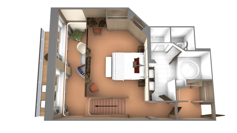 豪華冬季花園套房 9