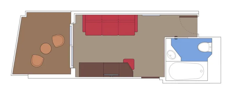 Studio s balkonem Fantastica 2