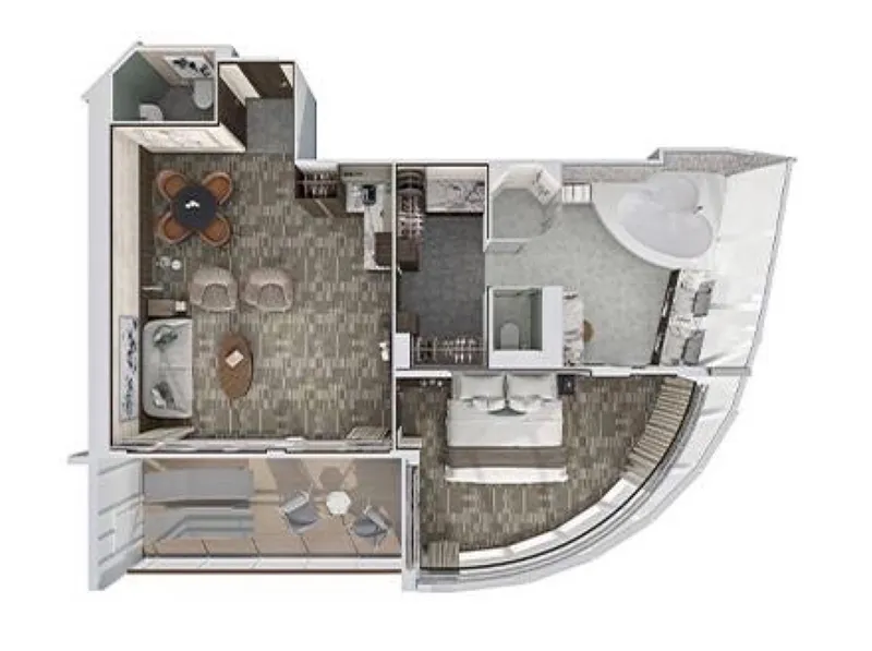 海湾豪华主套房带大阳台 7