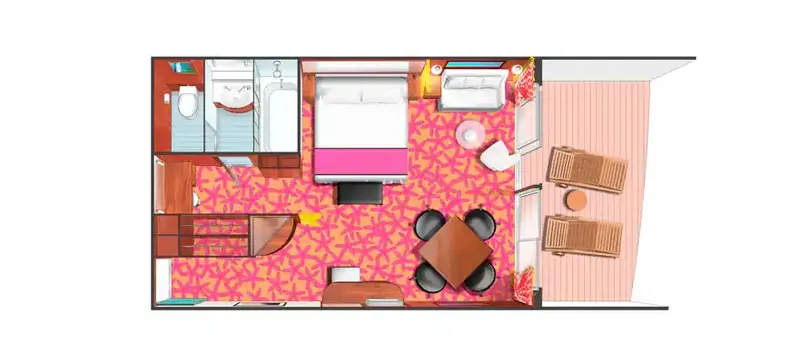 前方豪华顶层套房带大阳台 2