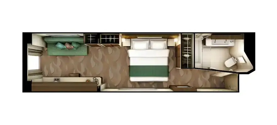 Cabina familiare con vista mare 3