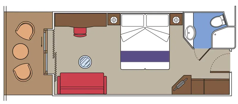 Deluxe balkon med delvis udsigt Fantastica 2