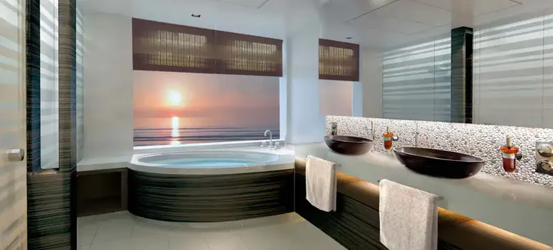 海洋之家两卧室家庭别墅,配有阳台 1