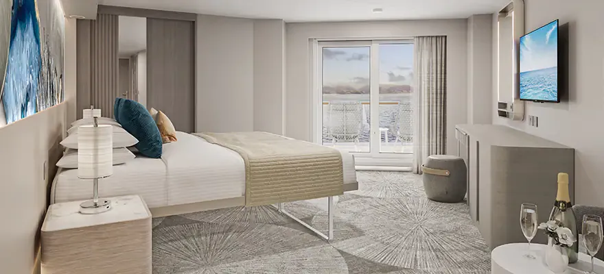 Aft-facing Suite With Large Balcony