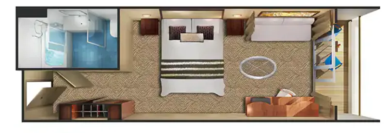 隨航俱樂部陽台套房 2