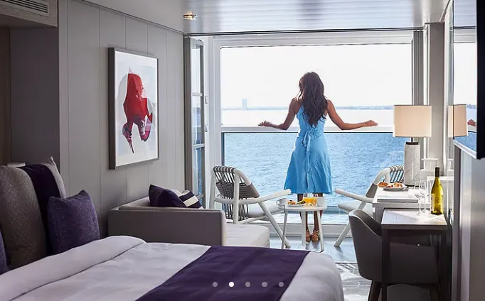 Edge Stateroom with Infinite Veranda