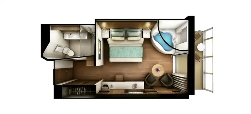 海湾豪华套房附阳台 2