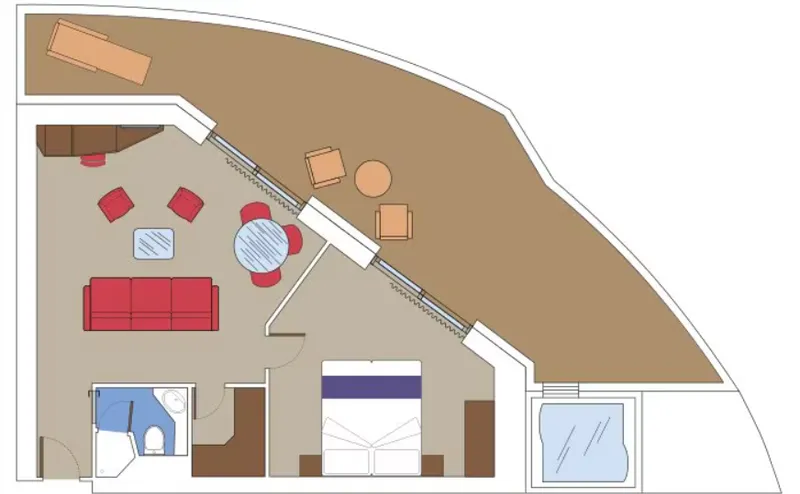 Suită Premium Aurea cu Terasă și Cadă cu Hidromasaj 2