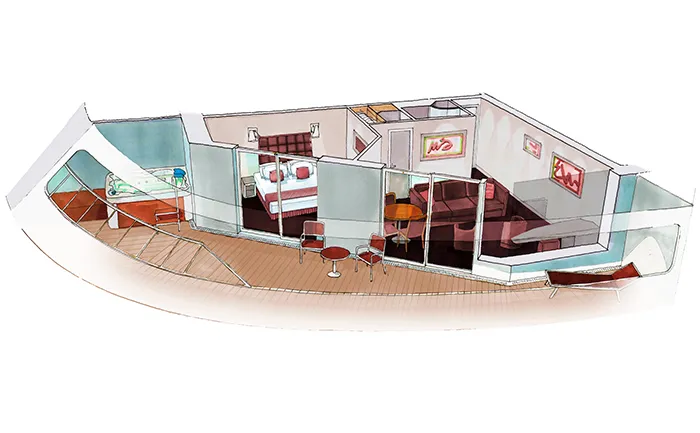 Premiumsvit Aurea med terrass och bubbelpool 3