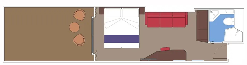 Suite Premium Aurea dengan Teres 2