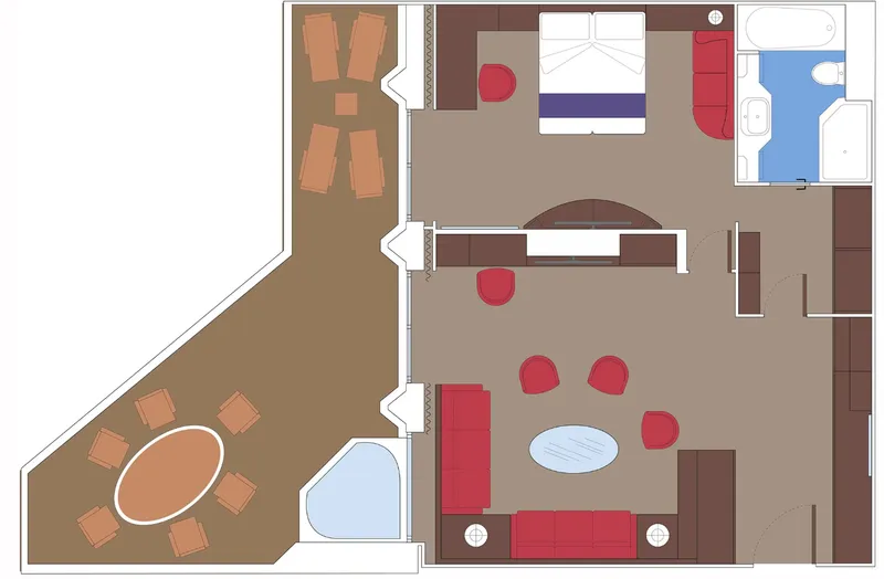 SUITE ROYAL MSC YACHT CLUB DENGAN WHIRLPOOL BATH 2