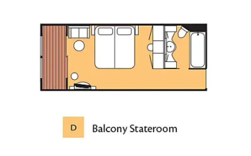 Kajuta s balkonem 14